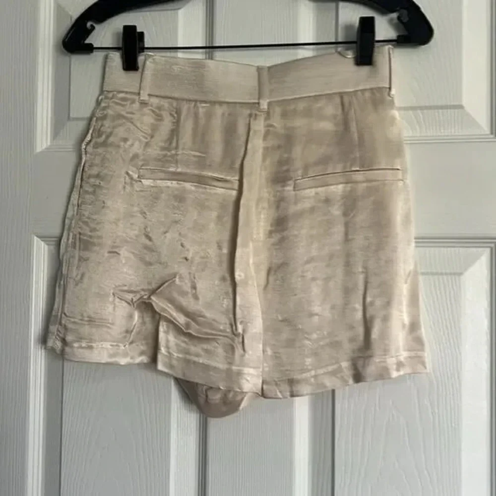 Zara Sz M Silky Satin‎ Sexy Summer Boho Cottage High Waisted Coastal Vacation